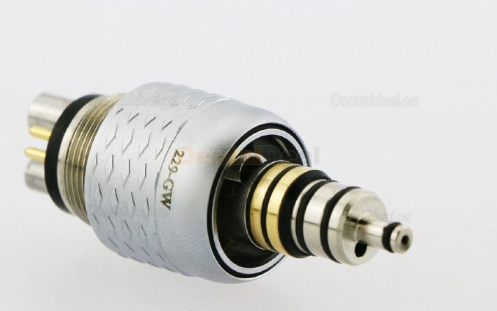 YUSENDENT CX229-GW Dental LED Quick Coupling 6 Holes Fit W&H Roto Turbine Handpiece